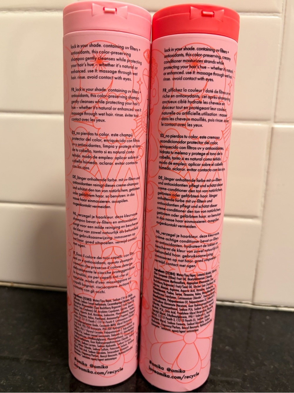 Amika - Vault Color-Lock Shampoo & Vault Color-Lock Conditioner Bundle - NEW - Picture 3 of 11